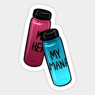 Health and Mana Sticker